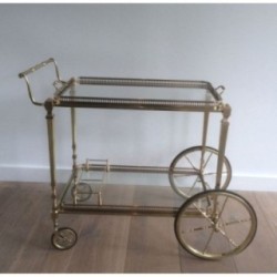 Table roulante laiton
