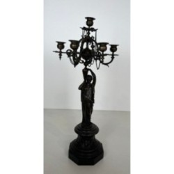 Paire de candélabres en bronze