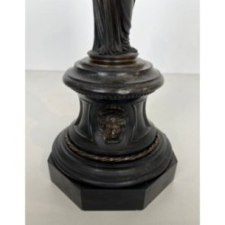 Paire de candélabres en bronze