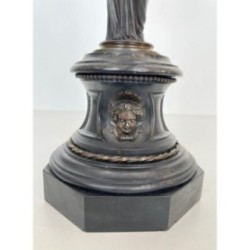 Paire de candélabres en bronze