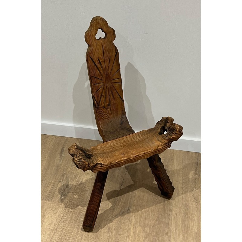 Paire de chaises tripodes de montagne
