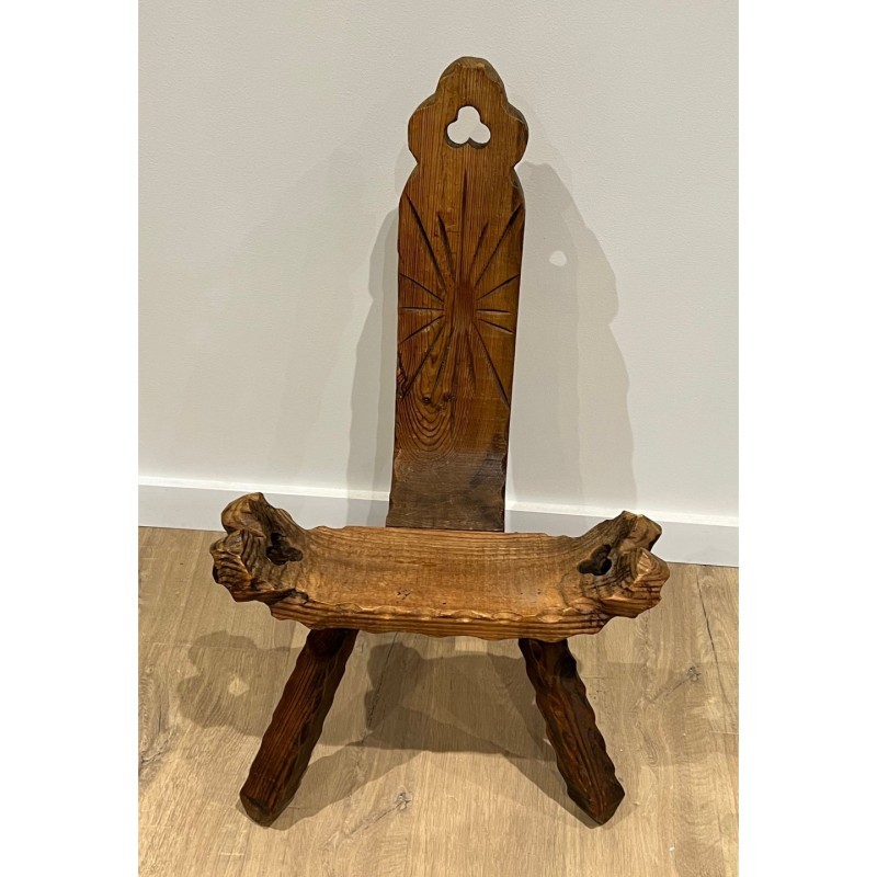 Paire de chaises tripodes de montagne