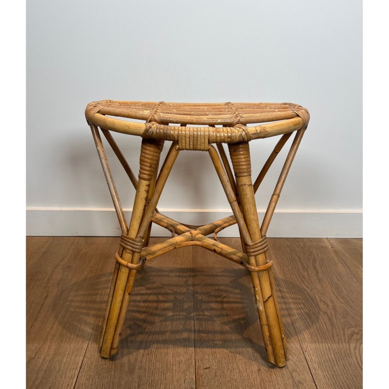 Tabouret en rotin