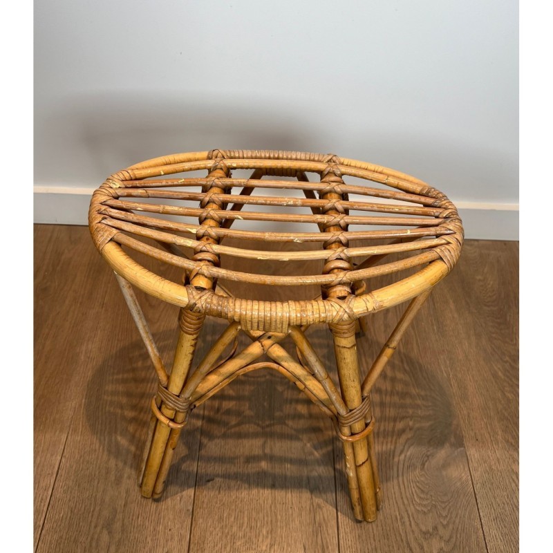 Tabouret en rotin