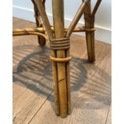 Tabouret en rotin
