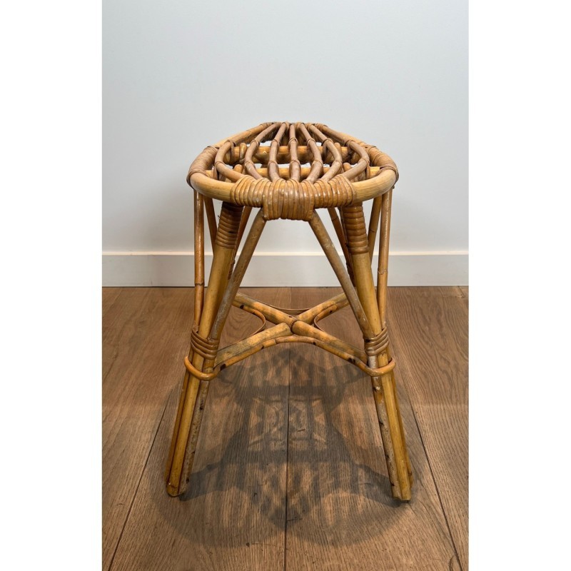 Tabouret en rotin