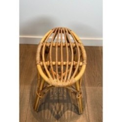 Tabouret en rotin