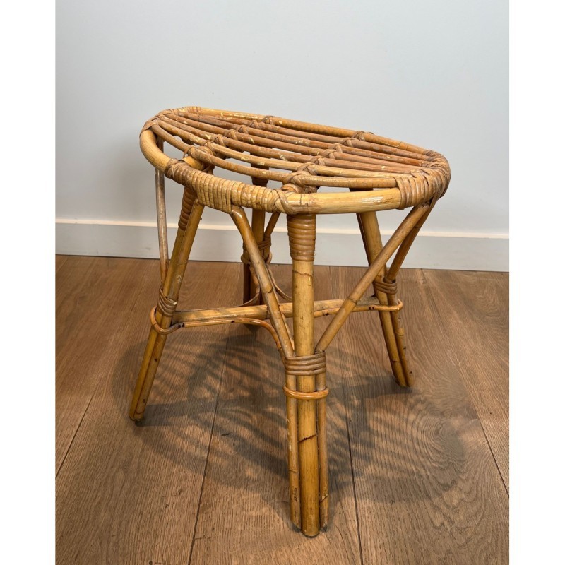 Tabouret en rotin