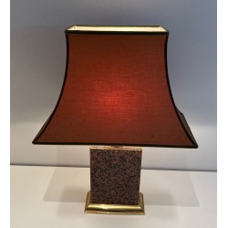 Pair of Chinoiserie Table Lamps, Pagoda Shades, French Work, circa 1970
