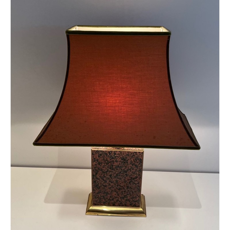 Pair of Chinoiserie Table Lamps, Pagoda Shades, French Work, circa 1970