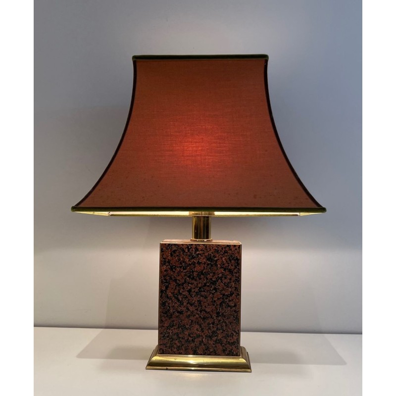 Pair of Chinoiserie Table Lamps, Pagoda Shades, French Work, circa 1970