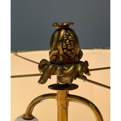 Large Louis XV Style Marble & Bronze Lamp, French Work, 19th Century