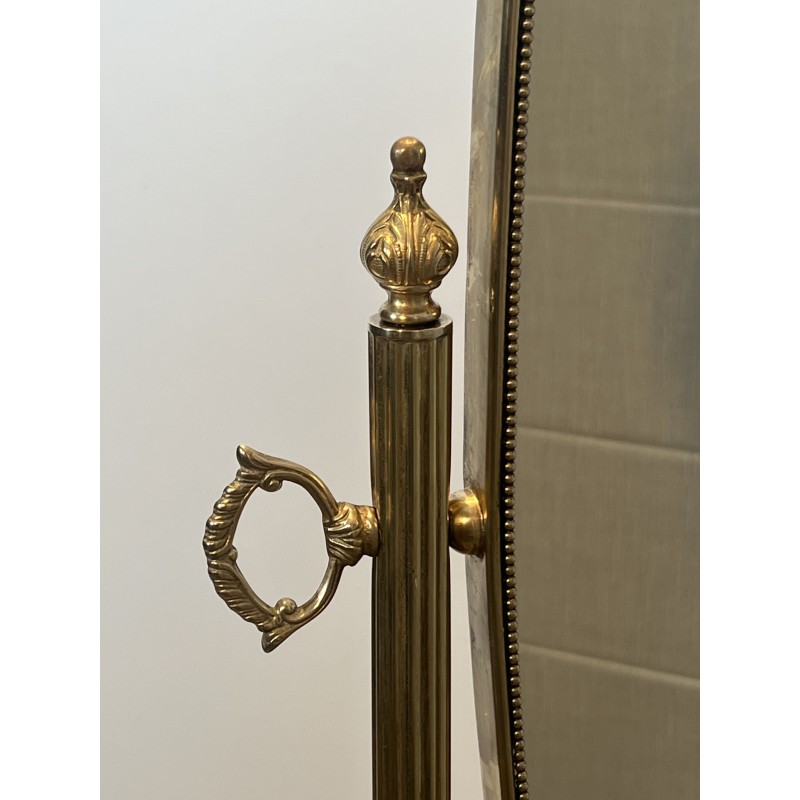 Miroir Psyché sur Pied Encadrement Sculpté XIXème - Maison Barrois