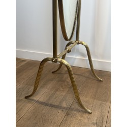 Miroir Psyché sur Pied Encadrement Sculpté XIXème - Maison Barrois
