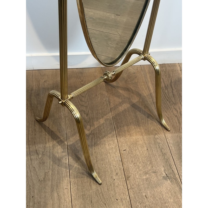 Miroir Psyché sur Pied Encadrement Sculpté XIXème - Maison Barrois