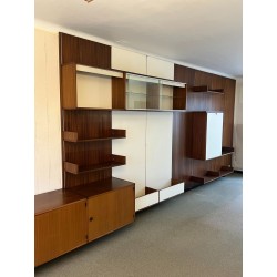 Grand Système Mural Modulable | Bibliothèque Design Français 1970