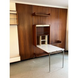 Huge Modular Wall Unit System | 1970s French Modernist Library