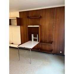 Huge Modular Wall Unit System | 1970s French Modernist Library