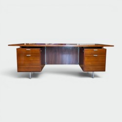 George Nelson Walnut EOG Desk | Herman Miller 1960s Design
