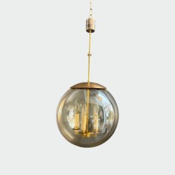 Suspension Boule en Verre Fumé | Maison Barrois