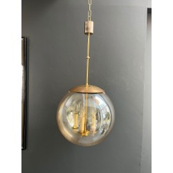 Suspension Boule en Verre Fumé | Maison Barrois