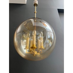 Suspension Boule en Verre Fumé | Maison Barrois
