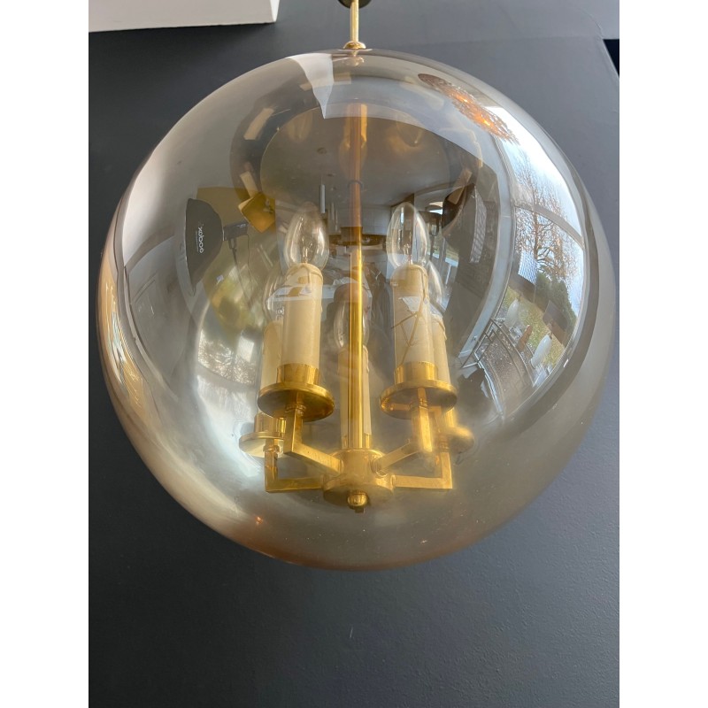 Suspension Boule en Verre Fumé | Maison Barrois