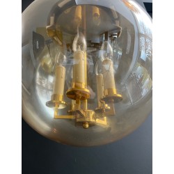 Suspension Boule en Verre Fumé | Maison Barrois