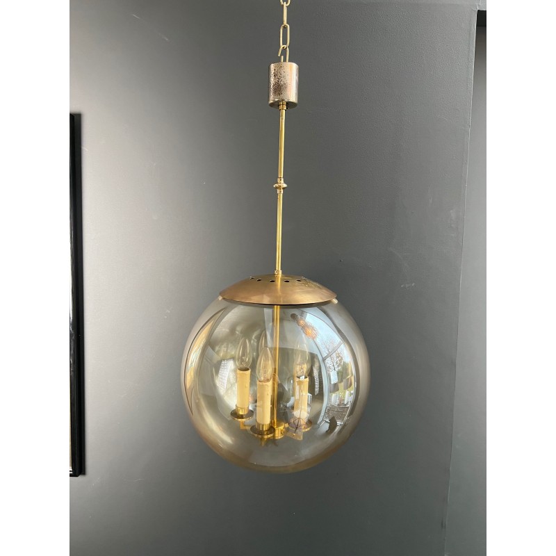 Suspension Boule en Verre Fumé | Maison Barrois
