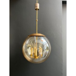 Suspension Boule en Verre Fumé | Maison Barrois