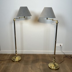 Liseuses sur Pied en Laiton | Maison Barrois