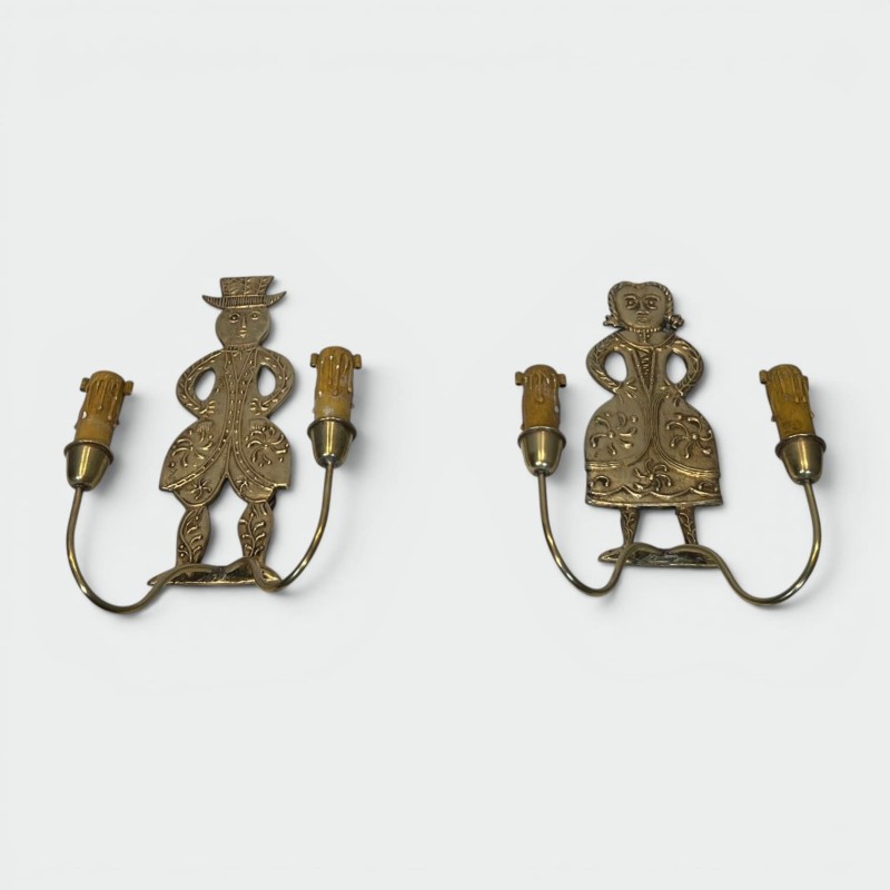 Appliques Néoclassiques en Laiton | Maison Barrois