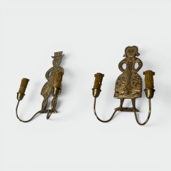 Appliques Néoclassiques en Laiton | Maison Barrois