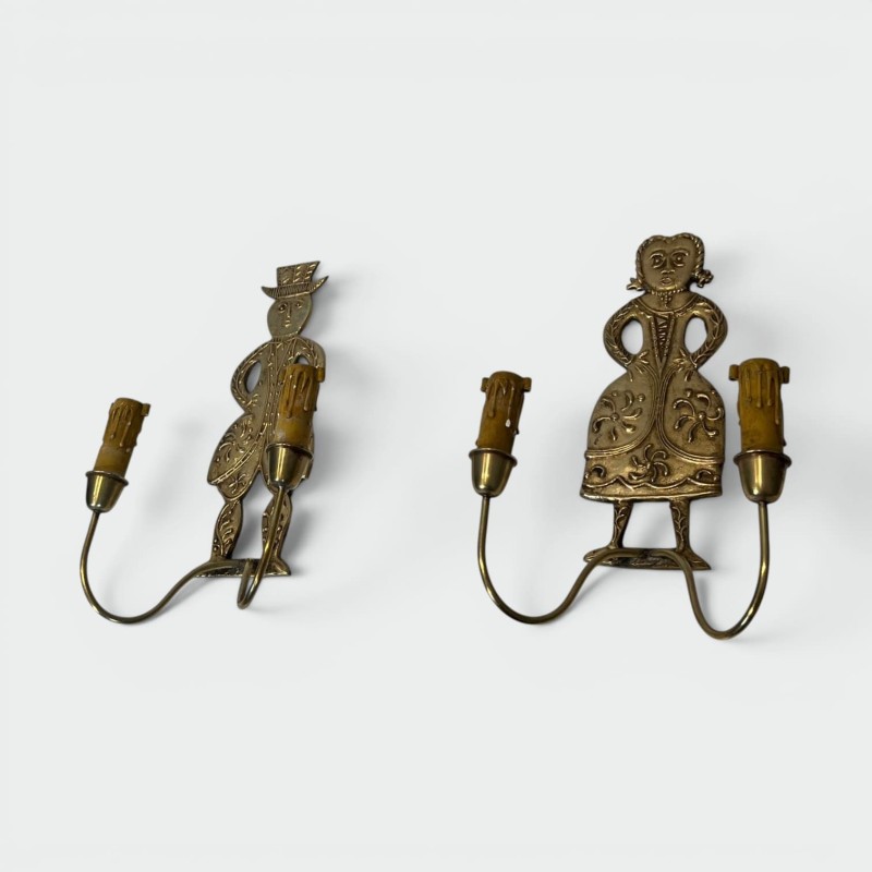 Appliques Néoclassiques en Laiton | Maison Barrois