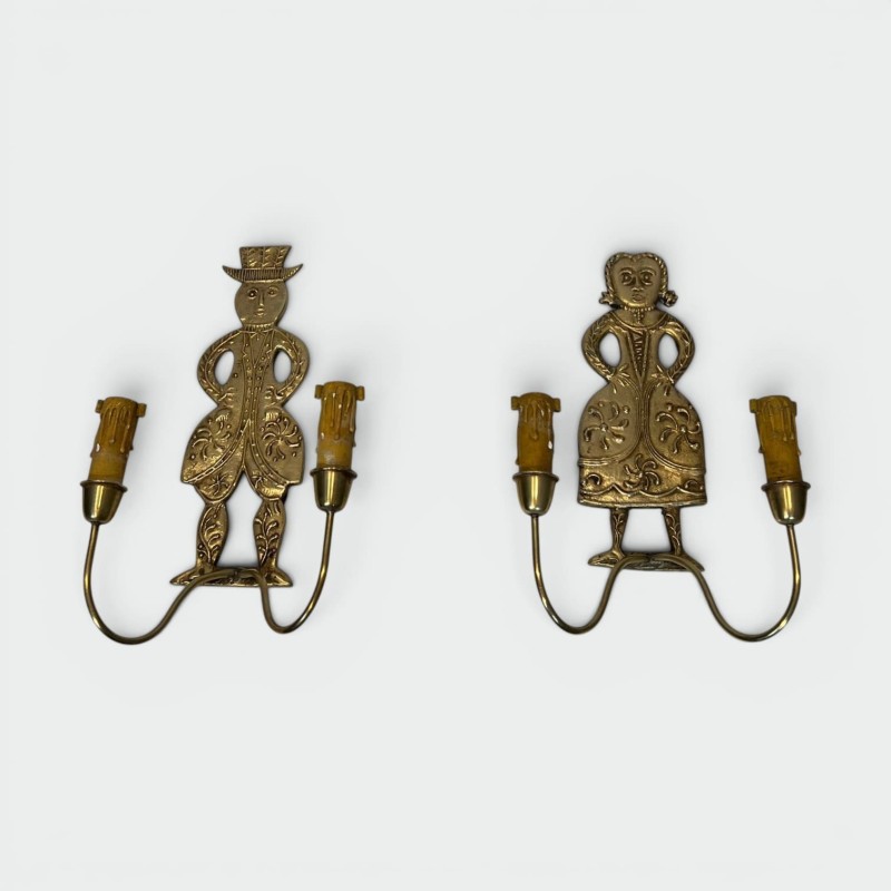 Appliques Néoclassiques en Laiton | Maison Barrois