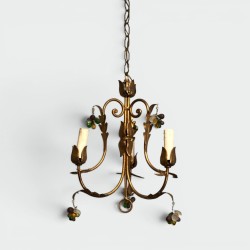 Gilt Metal Chandeliers | Maison Barrois