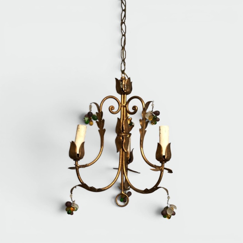 Gilt Metal Chandeliers | Maison Barrois