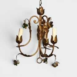 Gilt Metal Chandeliers | Maison Barrois
