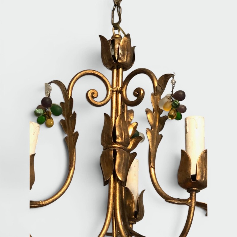 Gilt Metal Chandeliers | Maison Barrois