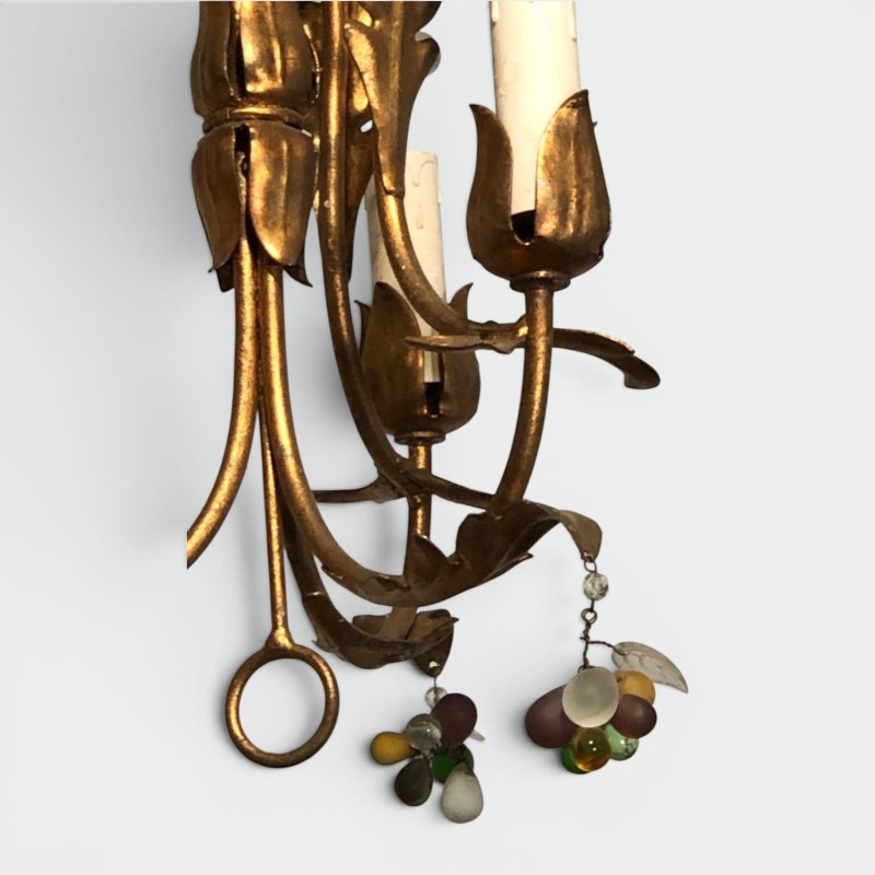 Gilt Metal Chandeliers | Maison Barrois
