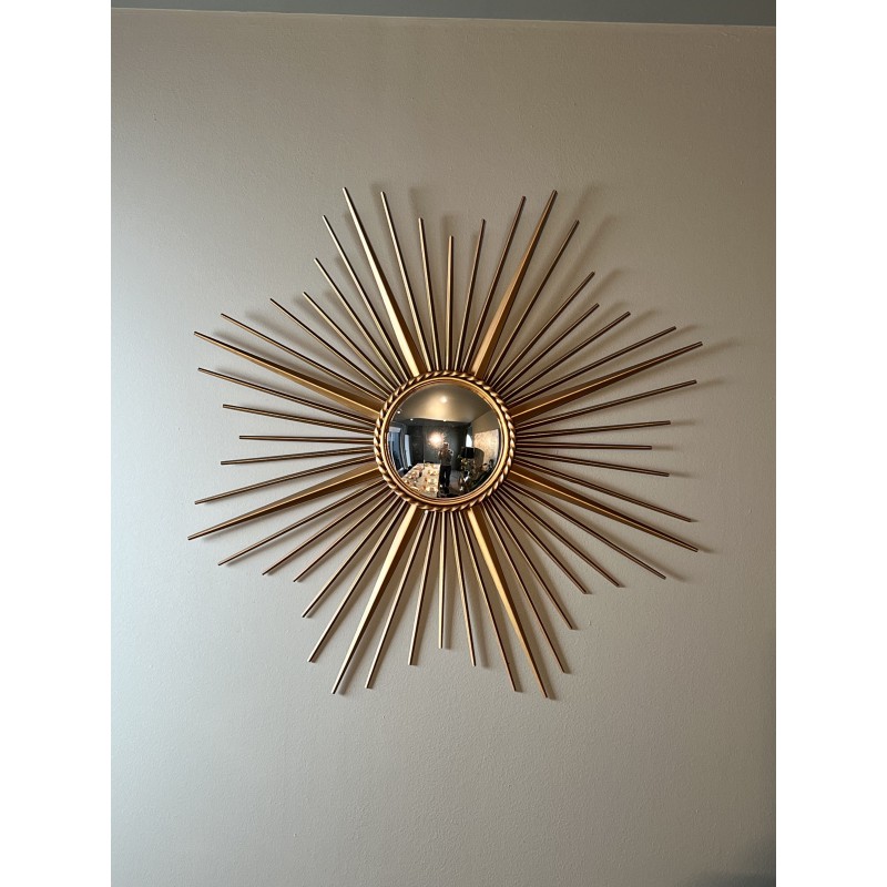 Sunburst Mirror in Gilt, Chaty Vallauris | Maison Barrois