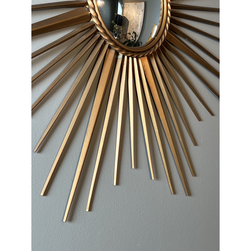 Sunburst Mirror in Gilt, Chaty Vallauris | Maison Barrois