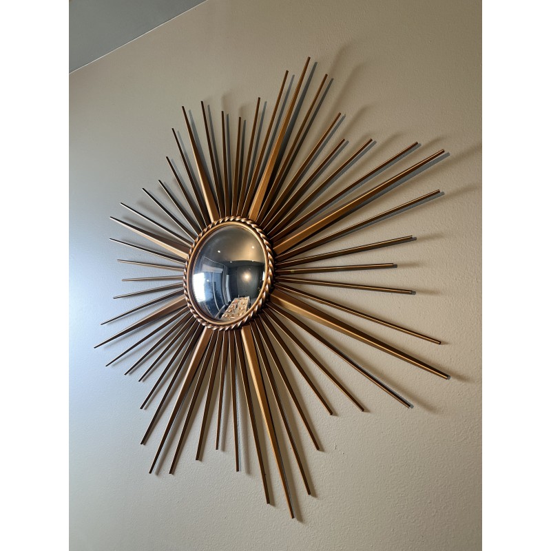 Sunburst Mirror in Gilt, Chaty Vallauris | Maison Barrois