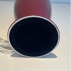 Paire de Lampes en Céramique Rose et Crème, Travail Français, vers 1970