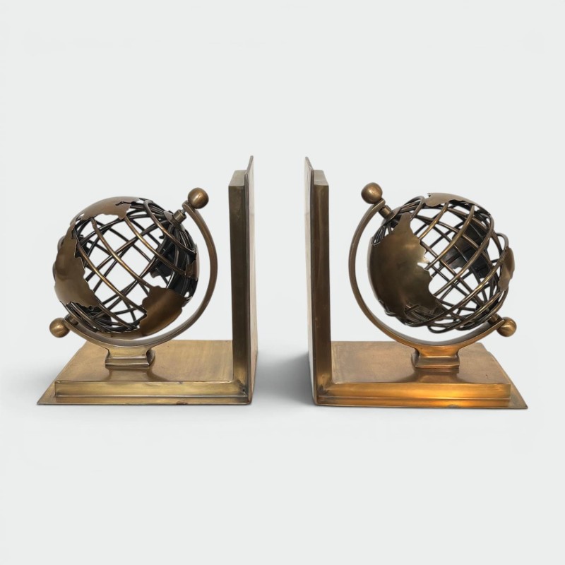 Brass Bookends Featuring Openwork | Maison Barrois