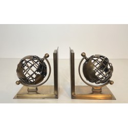Brass Bookends Featuring Openwork | Maison Barrois