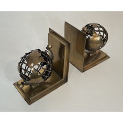 Brass Bookends Featuring Openwork | Maison Barrois
