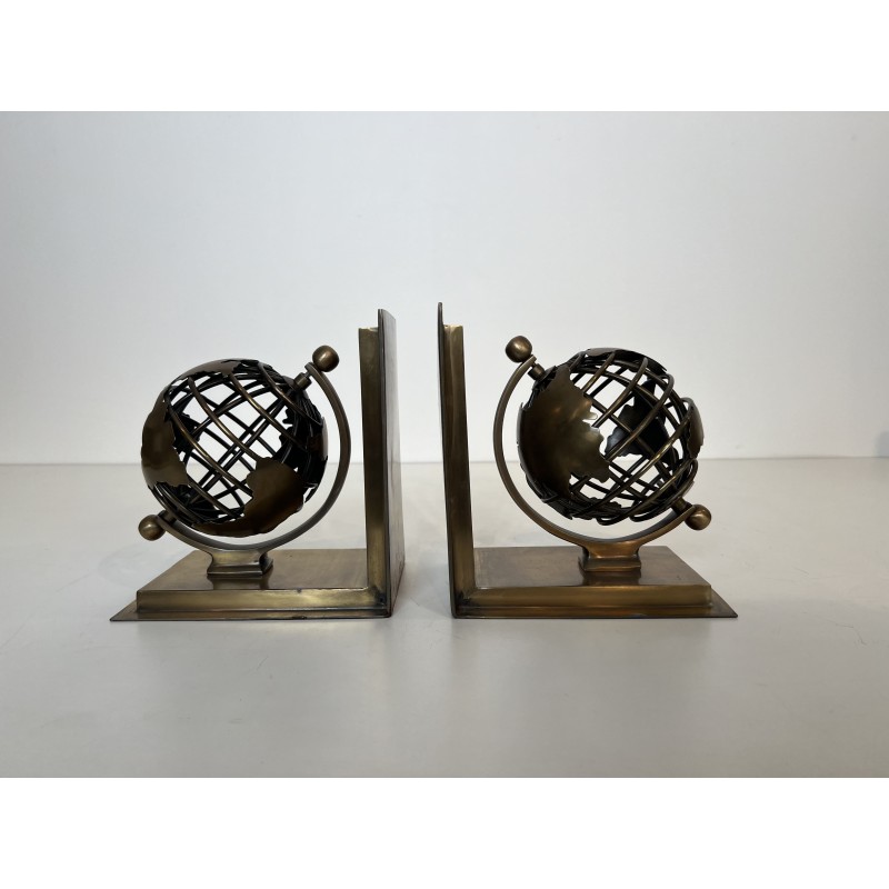 Brass Bookends Featuring Openwork | Maison Barrois