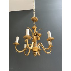 Gilt Metal Chandelier | Maison Barrois