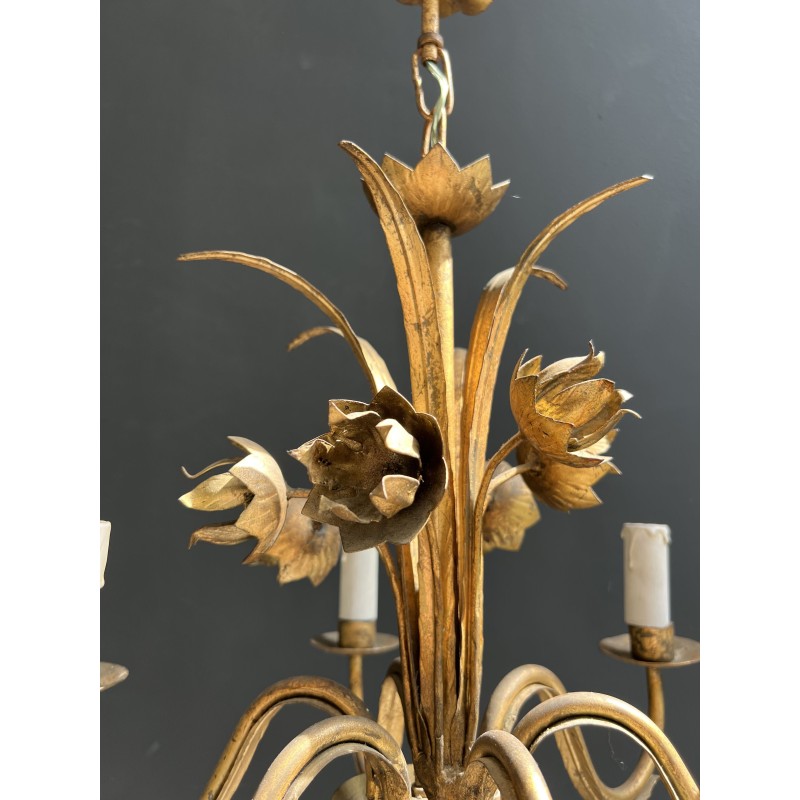 Gilt Metal Chandelier | Maison Barrois